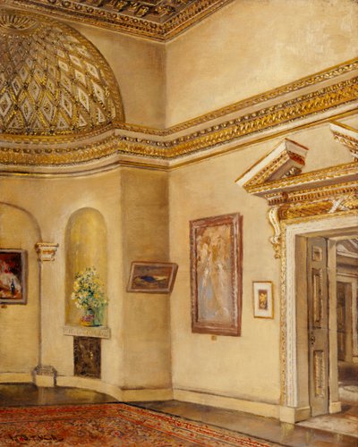 Angolo nord-est della galleria, Chiswick House da Joseph Williams Topham Vinall