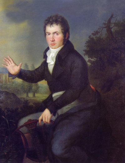 Ritratto di Ludwig van Beethoven da Joseph Willibrord Mahler