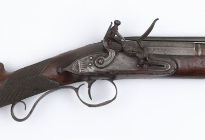 Blunderbuss con baionetta a molla emesso ai Volontari Irlandesi, c.1815 da Joseph Wood