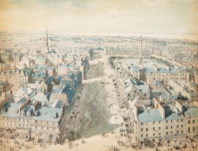 Vista Nord dal Monumento di Scott, 14:45 15 Settembre da Joseph Woodfall Ebsworth