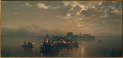 Giro in barca notturno sul Chiemsee da Joseph Wopfner