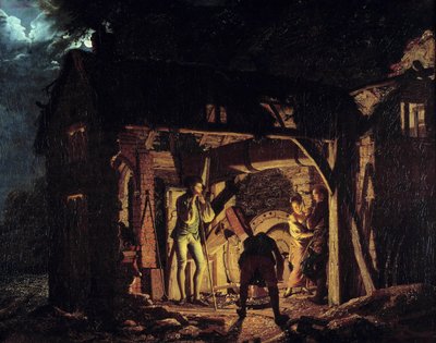 Una fucina nel XVIII secolo da Joseph Wright of Derby