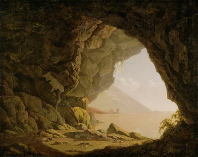 Grotta, vicino a Napoli, 1774 da Joseph Wright of Derby