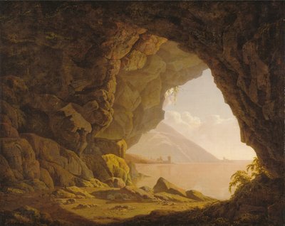 Caverna, vicino a Napoli da Joseph Wright of Derby