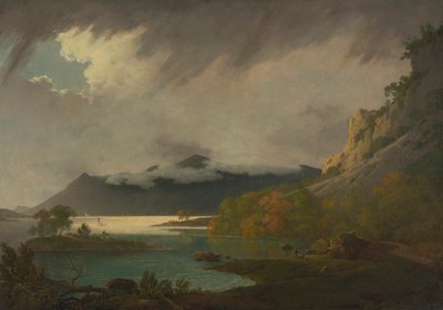 Derwent Water, con Skiddaw in lontananza da Joseph Wright of Derby