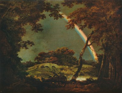 Paesaggio con effetto arcobaleno, 1794, 1930 da Joseph Wright of Derby
