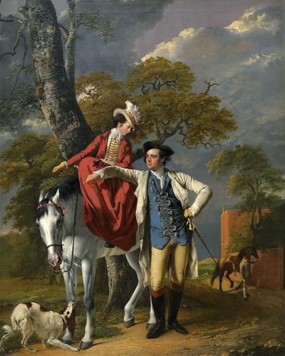 Il signor e la signora Thomas Coltman, c.1770-72 da Joseph Wright of Derby