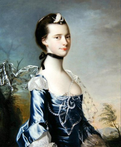 Ritratto di Elizabeth Copestake da Joseph Wright of Derby