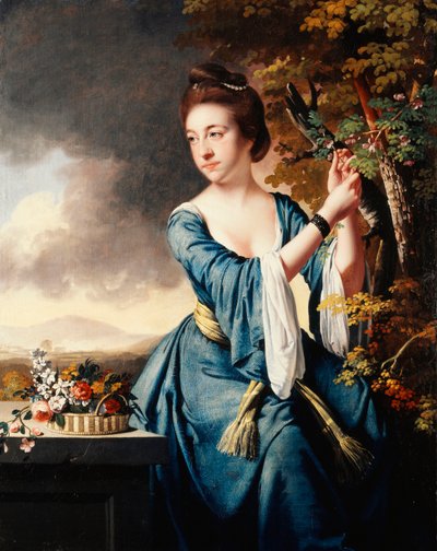 Ritratto di Elizabeth, Mrs John Bostock, c.1769 da Joseph Wright of Derby