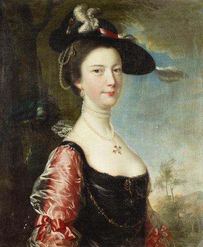 Ritratto di sua moglie, Anne da Joseph Wright of Derby