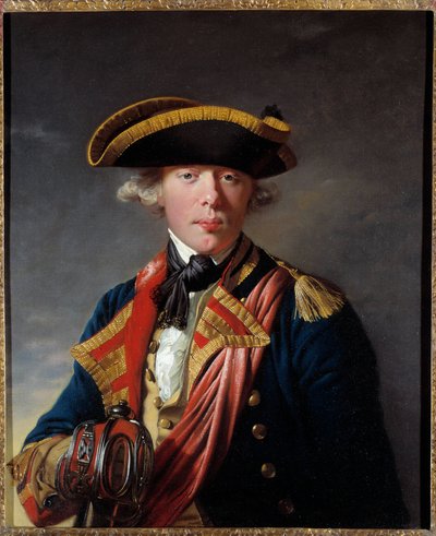 Ritratto di James Cook (1728 - 1779), navigatore britannico intorno al 1766 - 1768 da Joseph Wright of Derby
