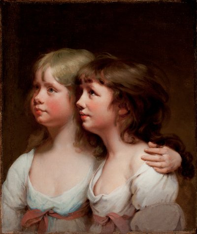 Ritratto di Sarah e Ann Haden da Joseph Wright of Derby