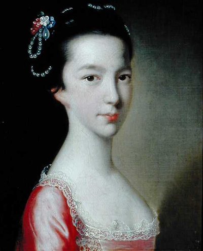 Ritratto di una ragazza (Jane Monck) da Joseph Wright of Derby