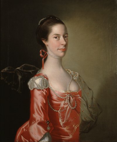 Ritratto di signora, 1760 circa (olio su tela) da Joseph Wright of Derby