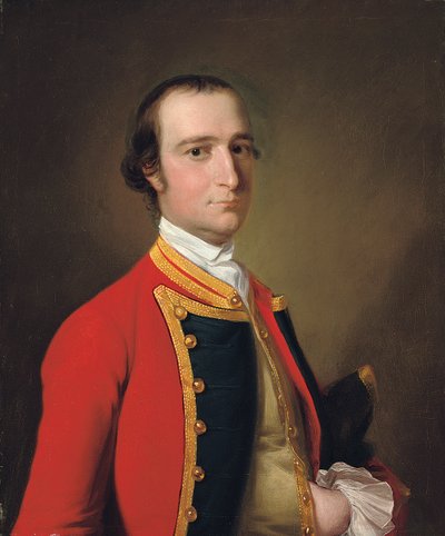 Ritratto di un gentiluomo, tradizionalmente identificato come Alexander Baillie del First Foot, c.1761-62 da Joseph Wright of Derby