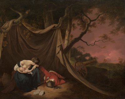 Il soldato morto da Joseph Wright of Derby