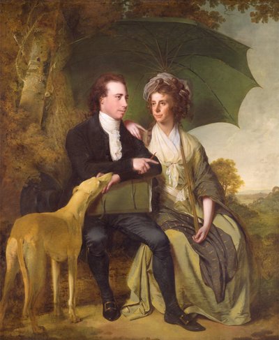 Il Rev. e la Sig.ra Thomas Gisborne, di Yoxhall Lodge, Leicestershire da Joseph Wright of Derby