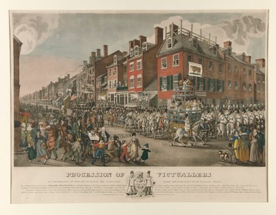 Processione dei fornitori di Filadelfia da Joseph Yeager