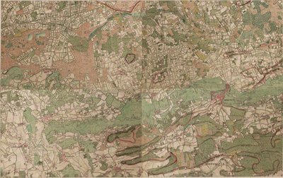 Mappa di Aerschot - Aarschot da Joseph de Ferraris