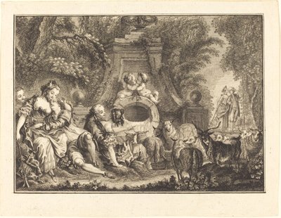 Piaceri di campagna da Joseph de Longueil after Charles Eisen