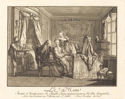 Il mattino da Joseph de Longueil after Charles Eisen