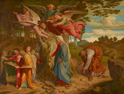 Il passaggio di Maria sulle montagne da Joseph von Fuhrich