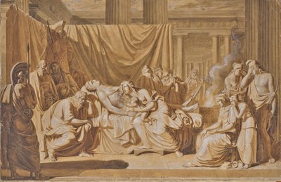 La morte di Achille da Joseph von Fuhrich