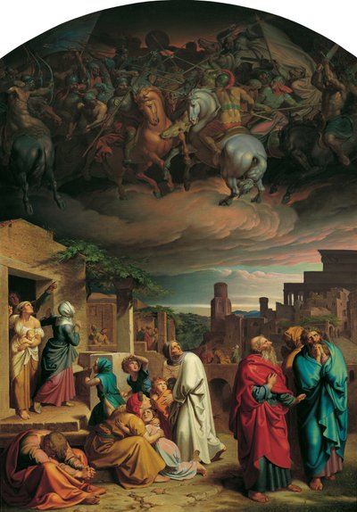 Visione degli abitanti di Gerusalemme prima della conquista della città da parte di Antioco IV Epifane da Joseph von Fuhrich