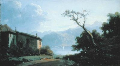 Scena del Lago in Francia da Josephine Bowes