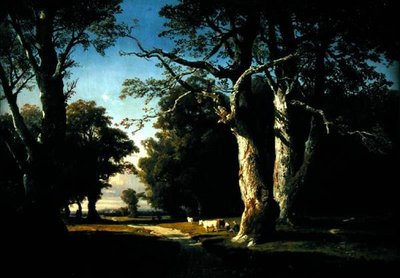 Paesaggio con Alberi e Bestiame da Josephine Bowes