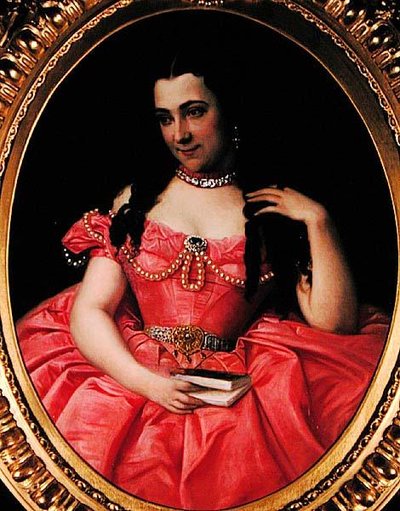 Autoritratto, c.1855 da Josephine Bowes