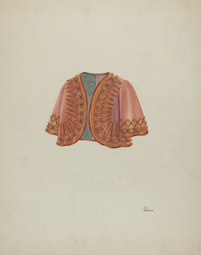 Giacca Bolero, c. 1940 da Josephine C. Romano