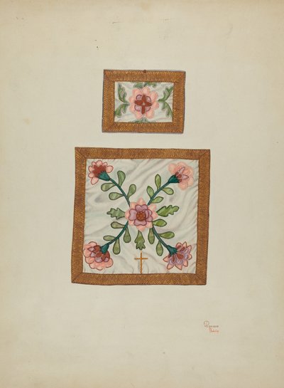 Borsa e velo del calice da Josephine C. Romano