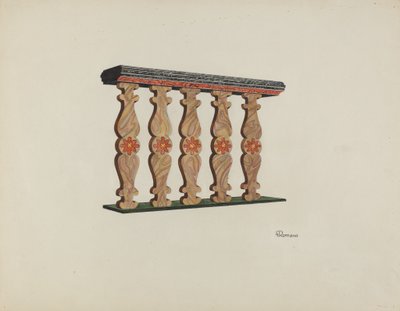 Balaustra del coro da Josephine C. Romano