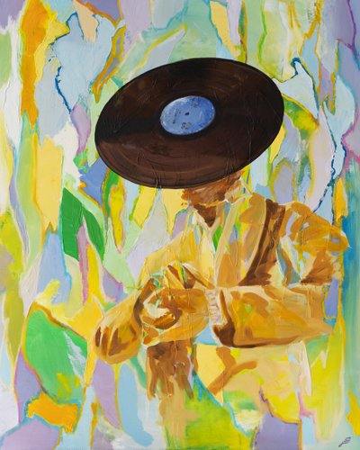 Jazzy, 2023 (acrilico su tela) da Josephine Henning