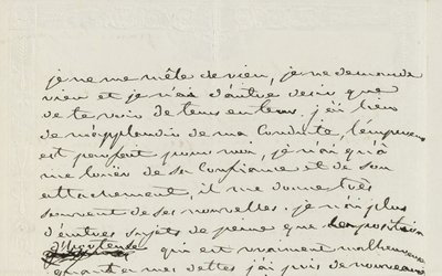 Lettera autografa a Eugene de Beauharnais, Parigi, 2 gennaio 1809 da Josephine de Beauharnais