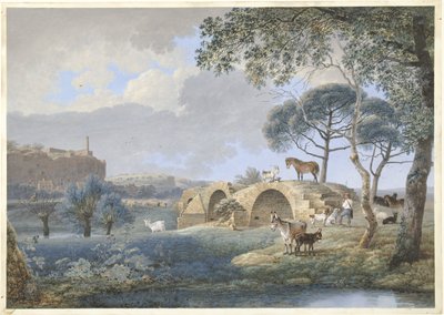 Veduta vicino a Tours da Josephus Augustus Knip (signed by artist)