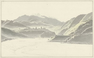 Veduta di Cittaducale da Josephus Augustus Knip