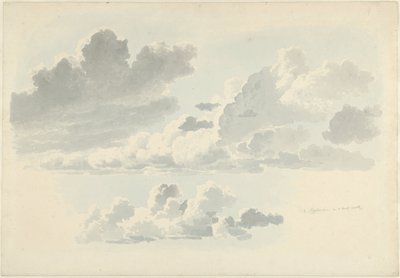 Studi di nuvole da Josephus Augustus Knip