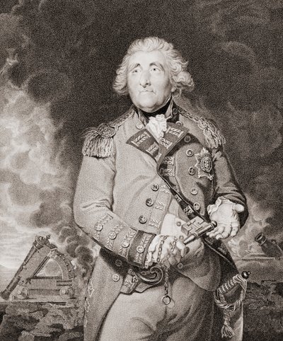 George Augustus Elliott, Lord Heathfield da Joshua (after) Reynolds