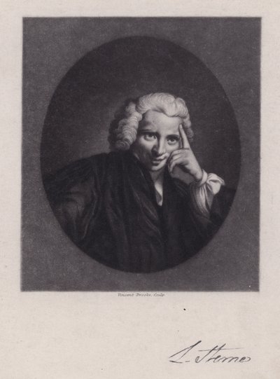 Laurence Sterne, scrittore e clero irlandese, autore di Tristram Shandy da Joshua (after) Reynolds