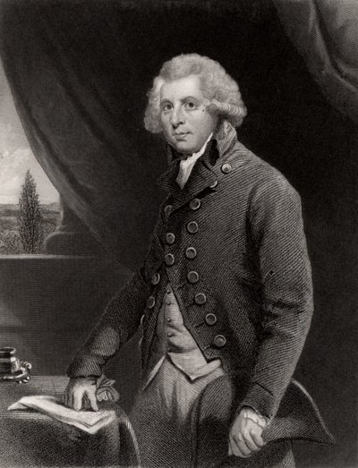 Ritratto di Richard B. Sheridan da Joshua (after) Reynolds