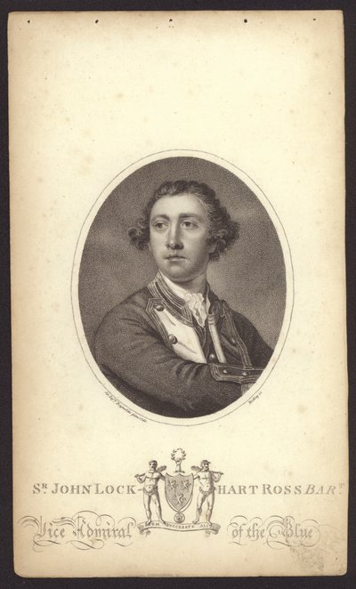 Sir John Lockhart-Ross, ammiraglio britannico (incisione) da Joshua (after) Reynolds