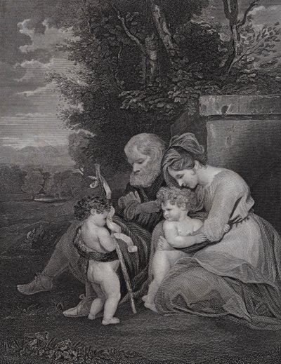 La Sacra Famiglia da Joshua (after) Reynolds