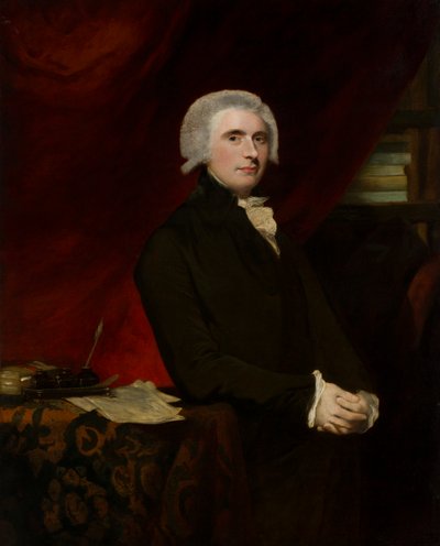 Ritratto di Thomas, Lord Erskine (1750-1823) nella sua biblioteca da Joshua (circle of) Reynolds