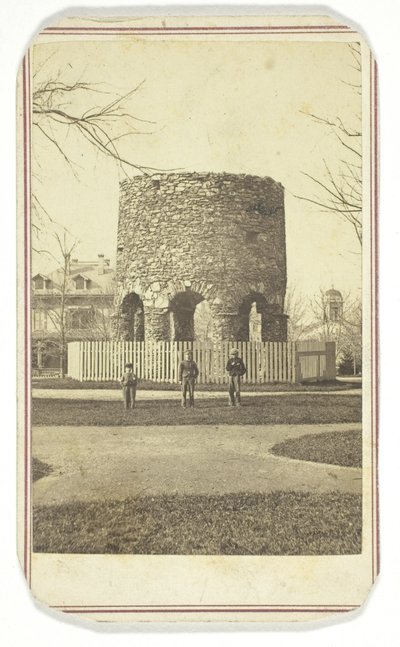 Senza titolo (torretta di pietra con ragazzi) da Joshua Appleby Williams