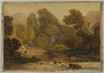 Una scena vicino a Lodore, Cumberland da Joshua Cristall