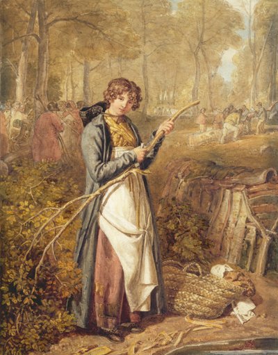 Corteccia di legno nella foresta di Wychwood da Joshua Cristall