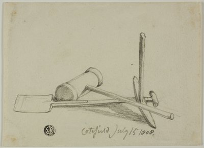 Martello, piccone e pala da Joshua Cristall