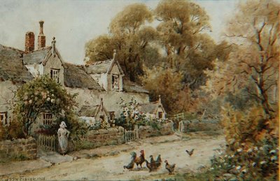 Cottage sul Ciglio della Strada in Estate da Joshua Fisher